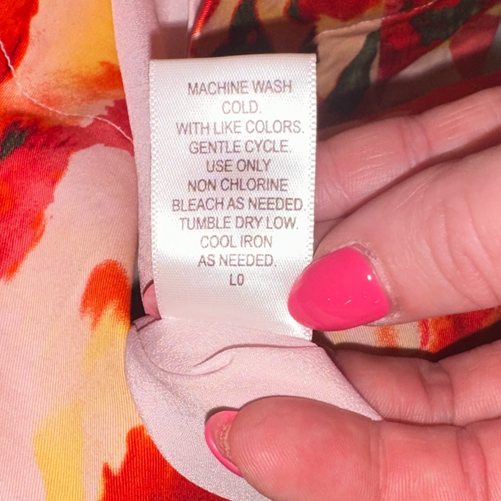 EUC Kristin Davis Size 10 Floral Spaghetti Strap Mini Dress - Picture 12 of 13